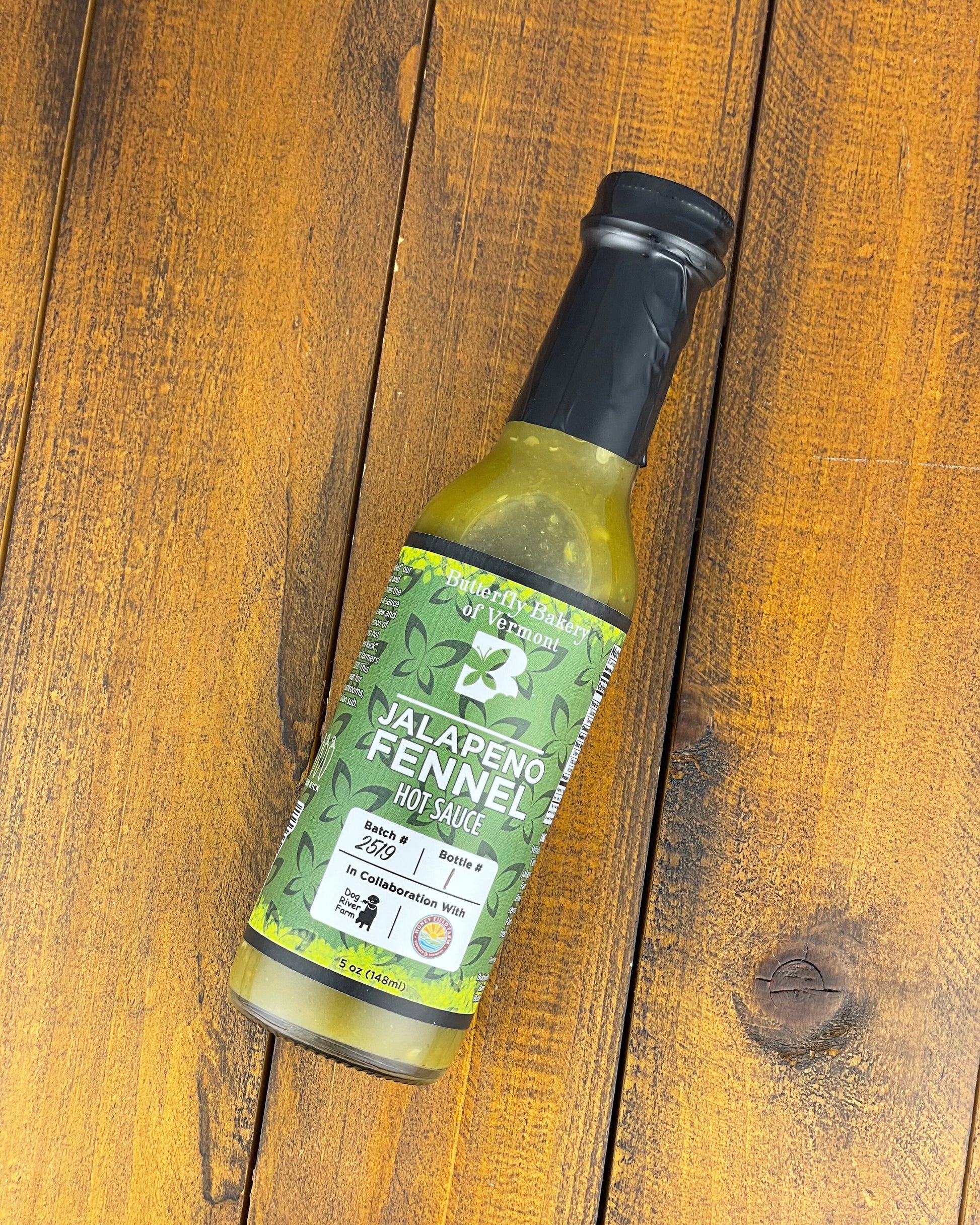 Fennel Jalapeno Hot Sauce by Butterfly Bakery of Vermont