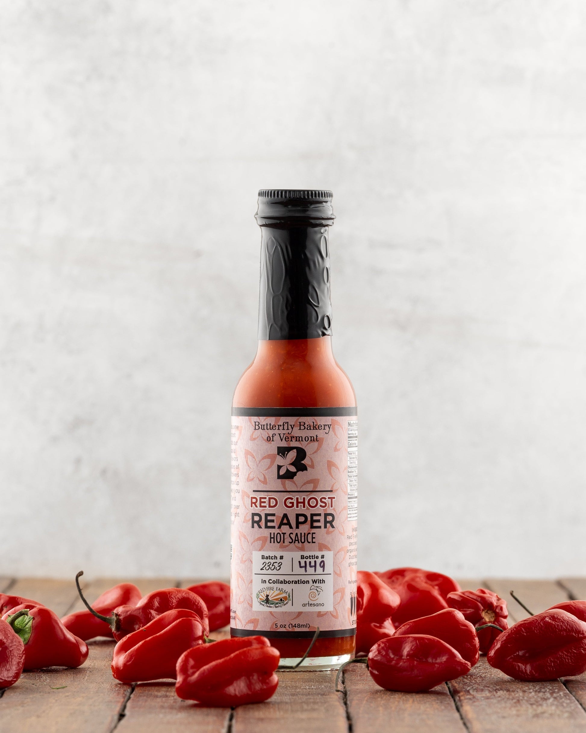 Super-Hot Hot Sauce Collection by Butterfly Bakery of Vermont