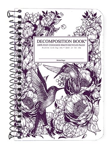 Decomposition Notebook - Pocket Spiral - Hummingbird by Homeportonline