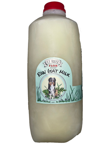 Ice House Farm Goat's Milk Dog Food 1/2 Gallon