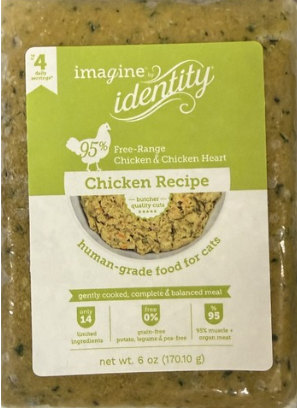 Identity Imagine Gently Cooked 95% Chicken Cat Recipe 6oz