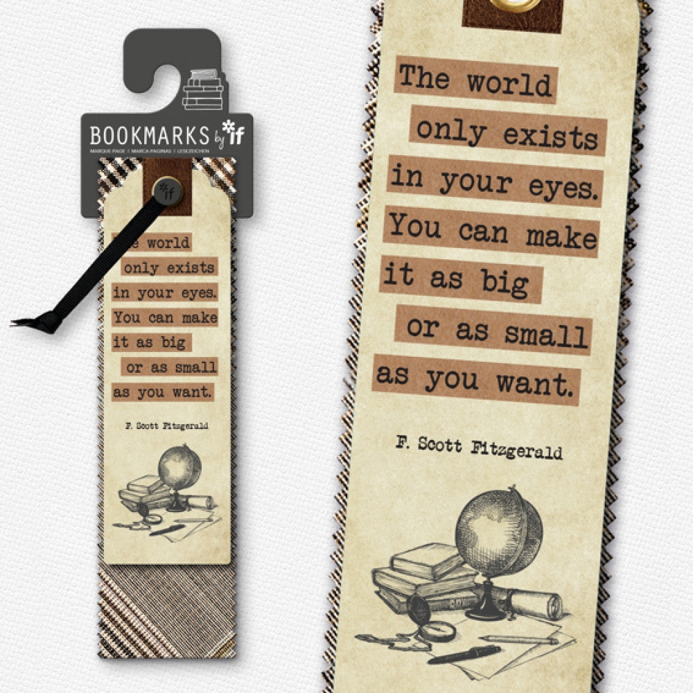 15208 Academia Collection Bookmark The Wold Only Exists