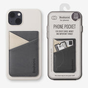 40533 Bookaroo Phone Pocket Pouch - Charcoal