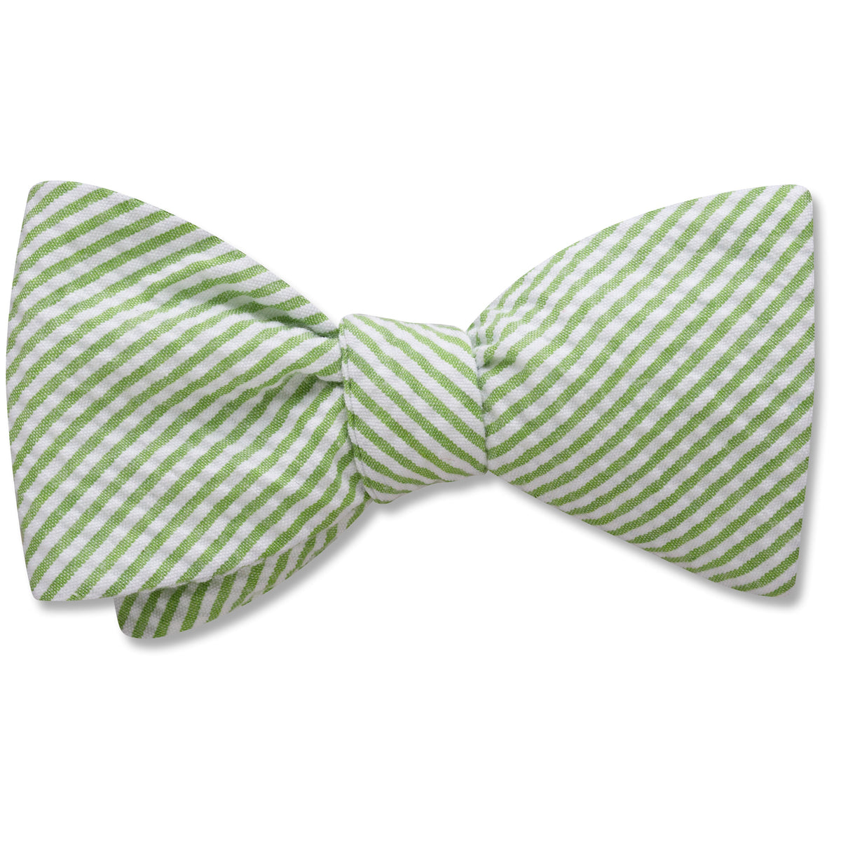 Green Seersucker - bow ties