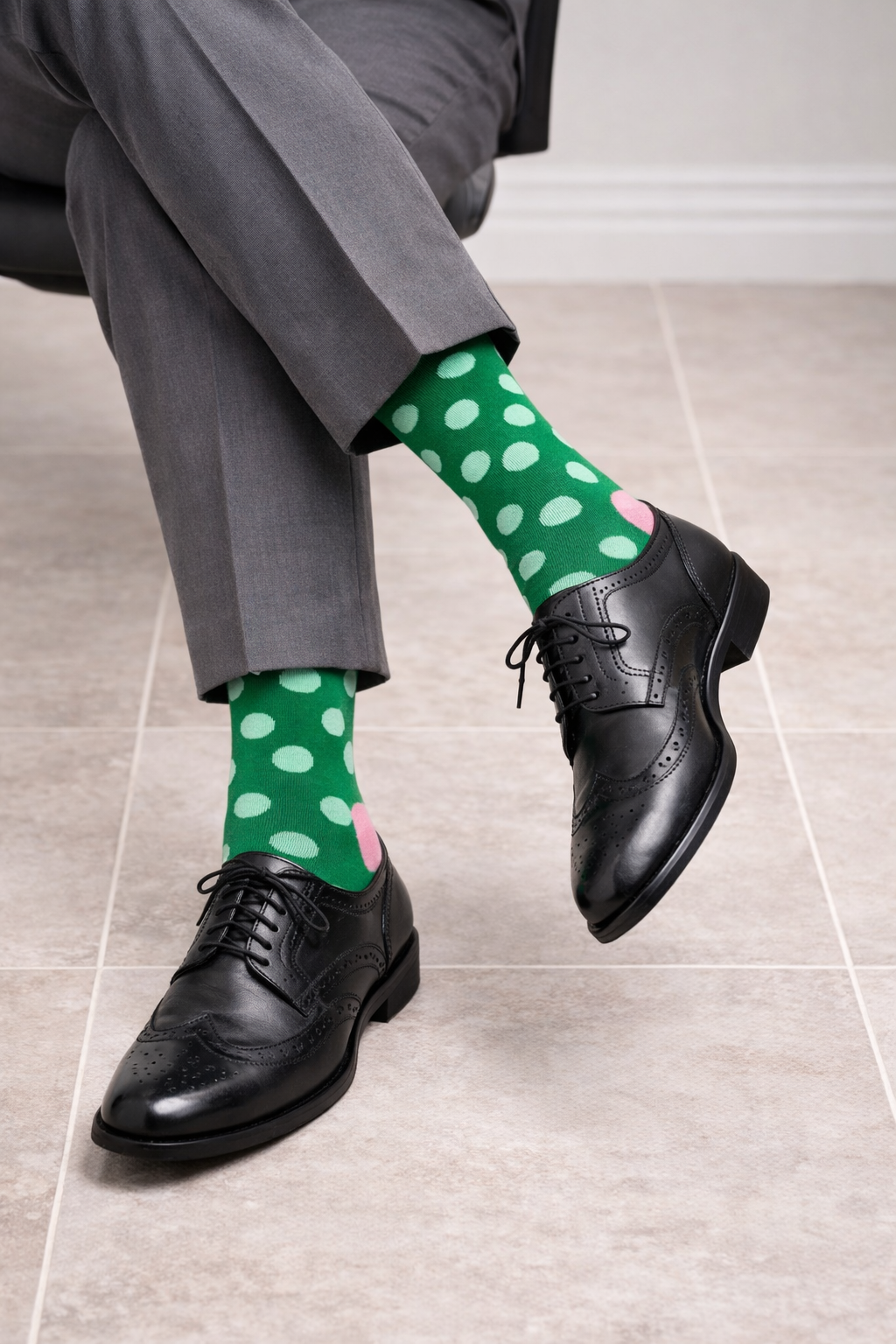 Sandia Polka Men's Socks