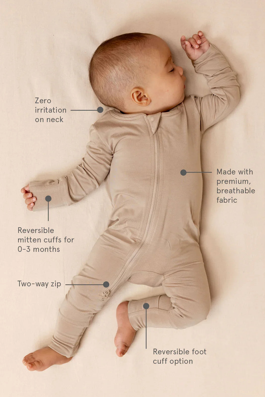 CloudBlend™ Footless Pajamas - Galah