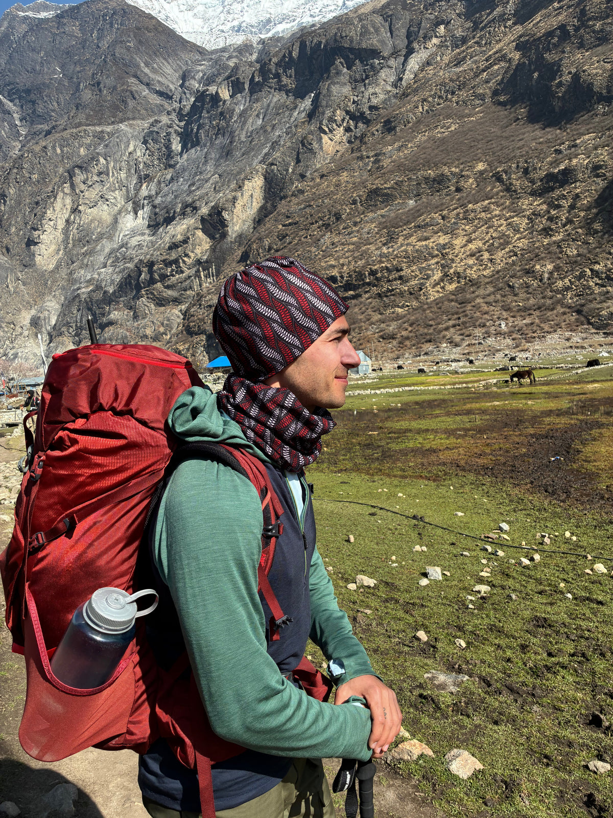 Mera Peak Neckwarmer - Black Fern