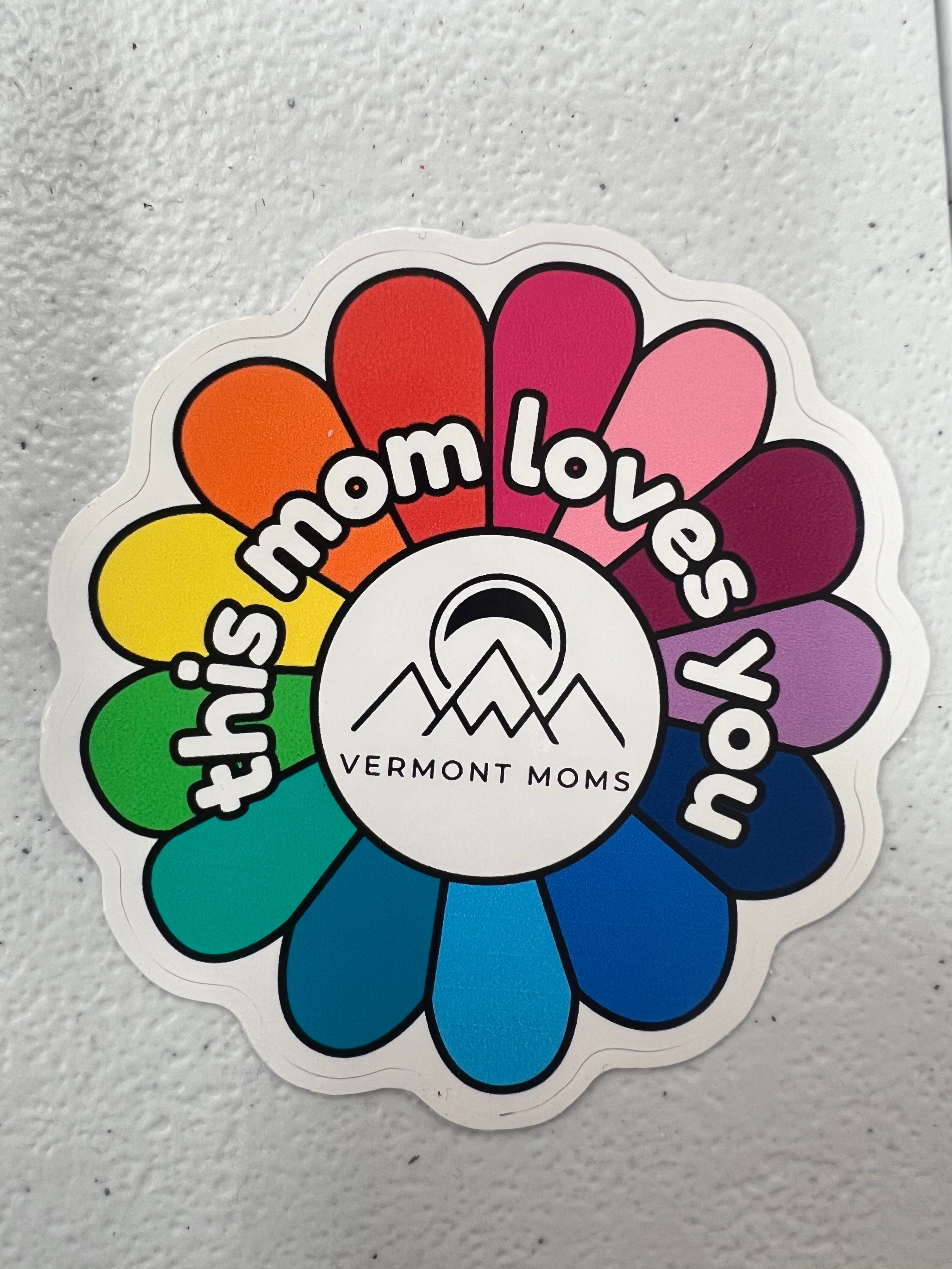 Vermont Moms - This Mom Loves You Sticker by SidePony Boutique