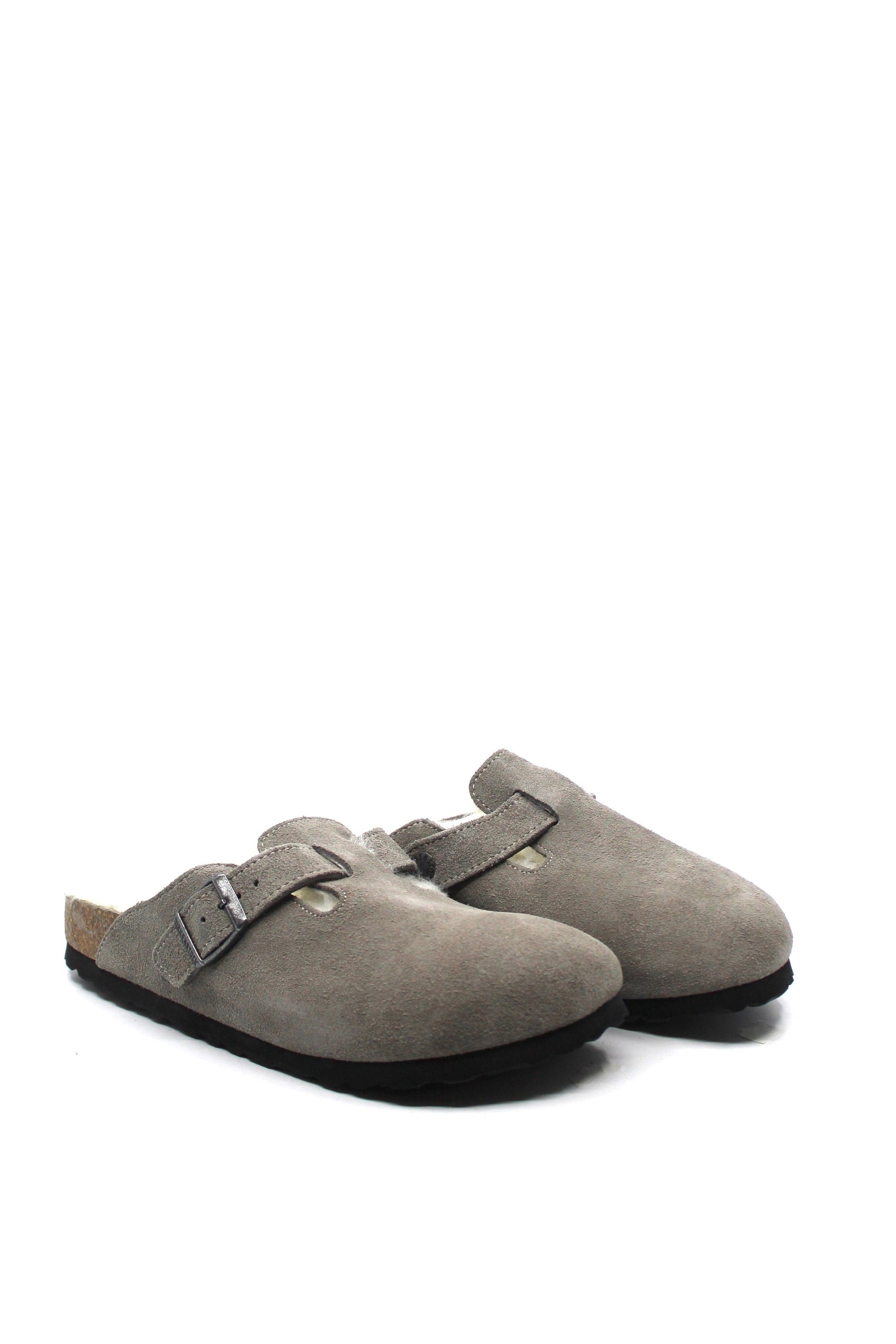 Birkenstock Boston Shearling Narrow Stone Coin by Dear Lucy