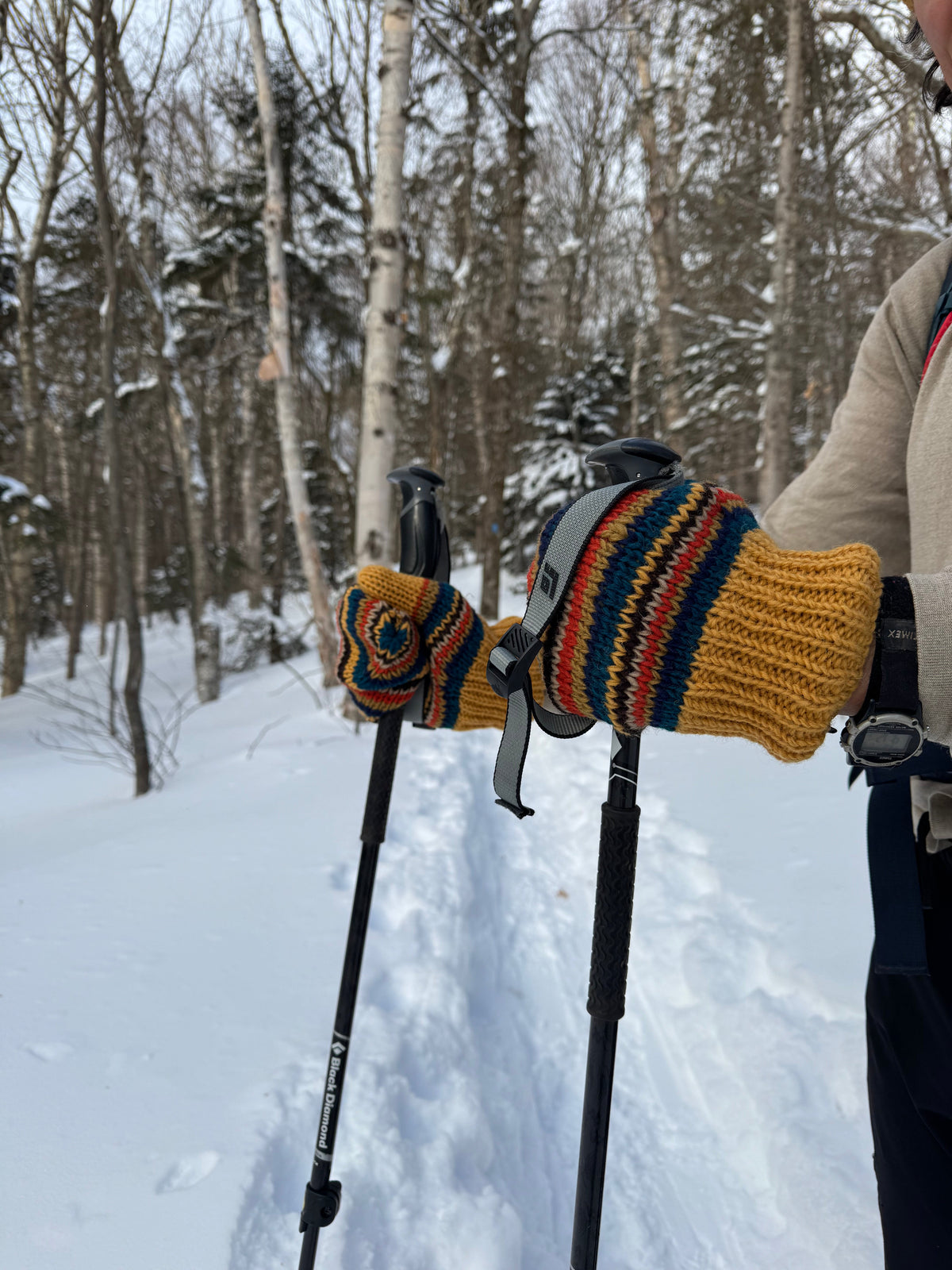 Yeti Mitten | Leaves L/XL