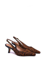 Sam Edelman Bianka Slingback Leopard Hair by Dear Lucy