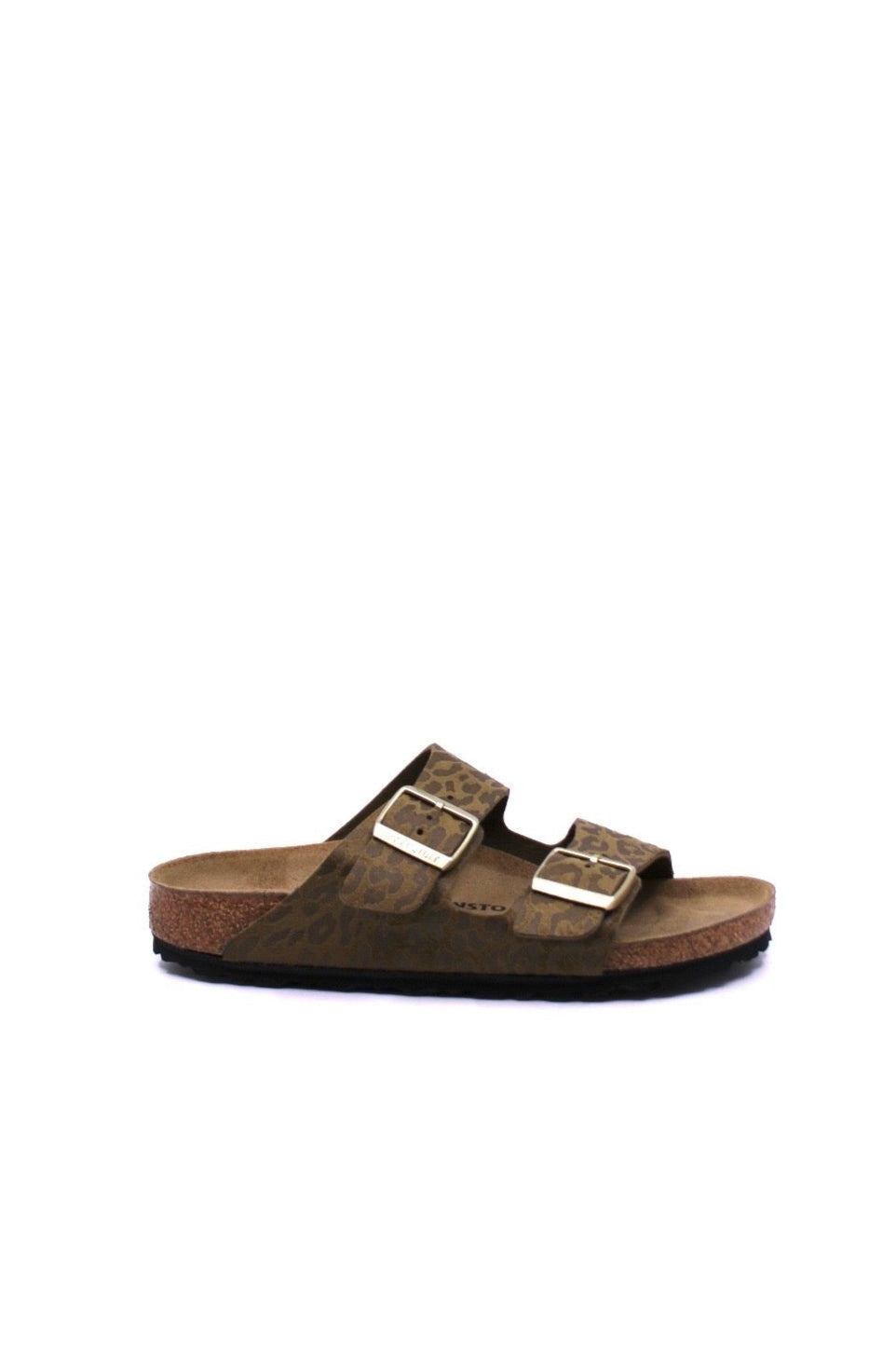 Birkenstock Arizona Sandal in Leo Khaki – Narrow Fit by Dear Lucy