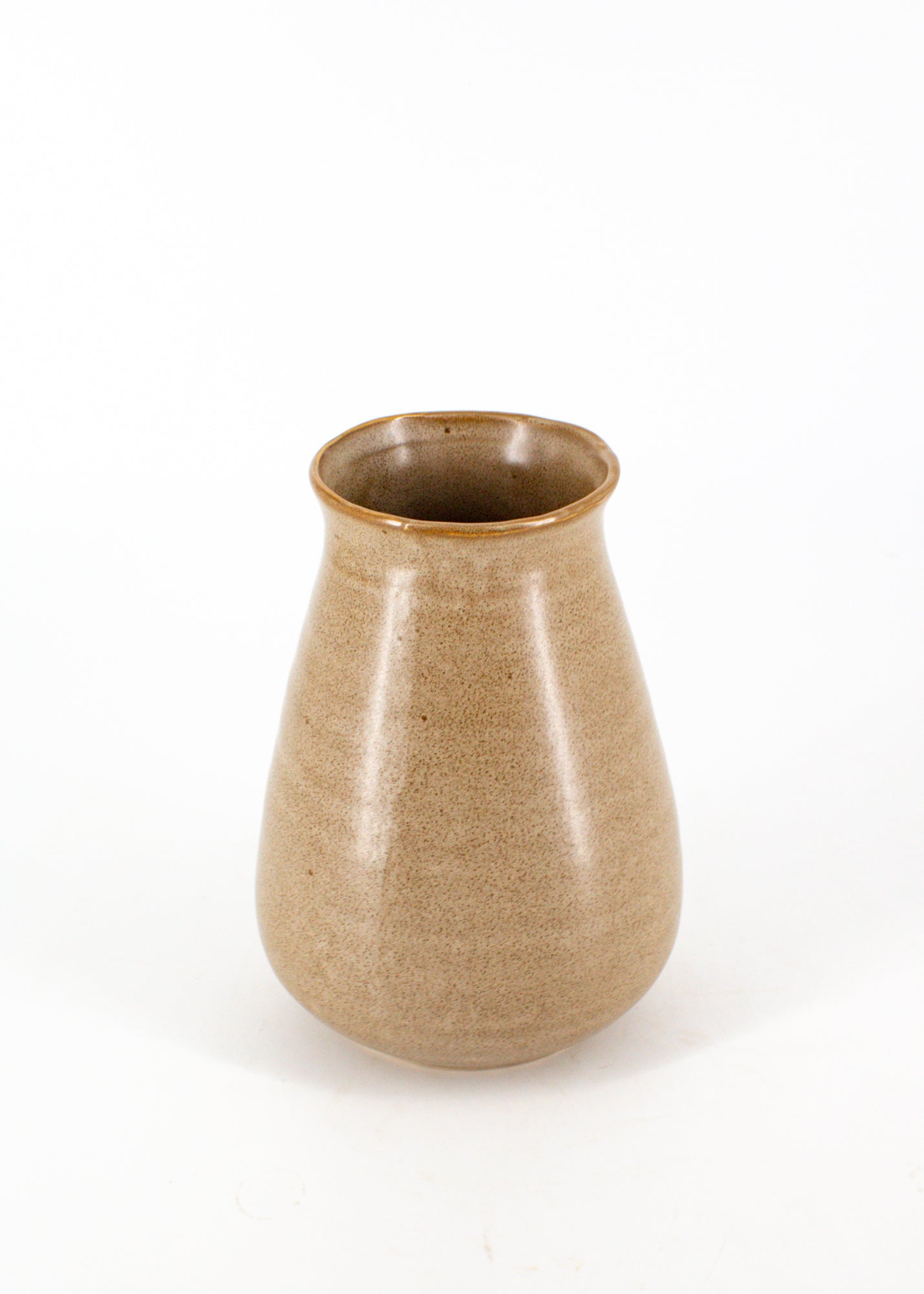 Natural Brown Ceramic Vase by Wild Lark