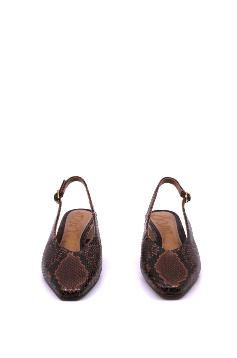 Sam Edelman Ronnie Slingback Copper Snakeskin by Dear Lucy