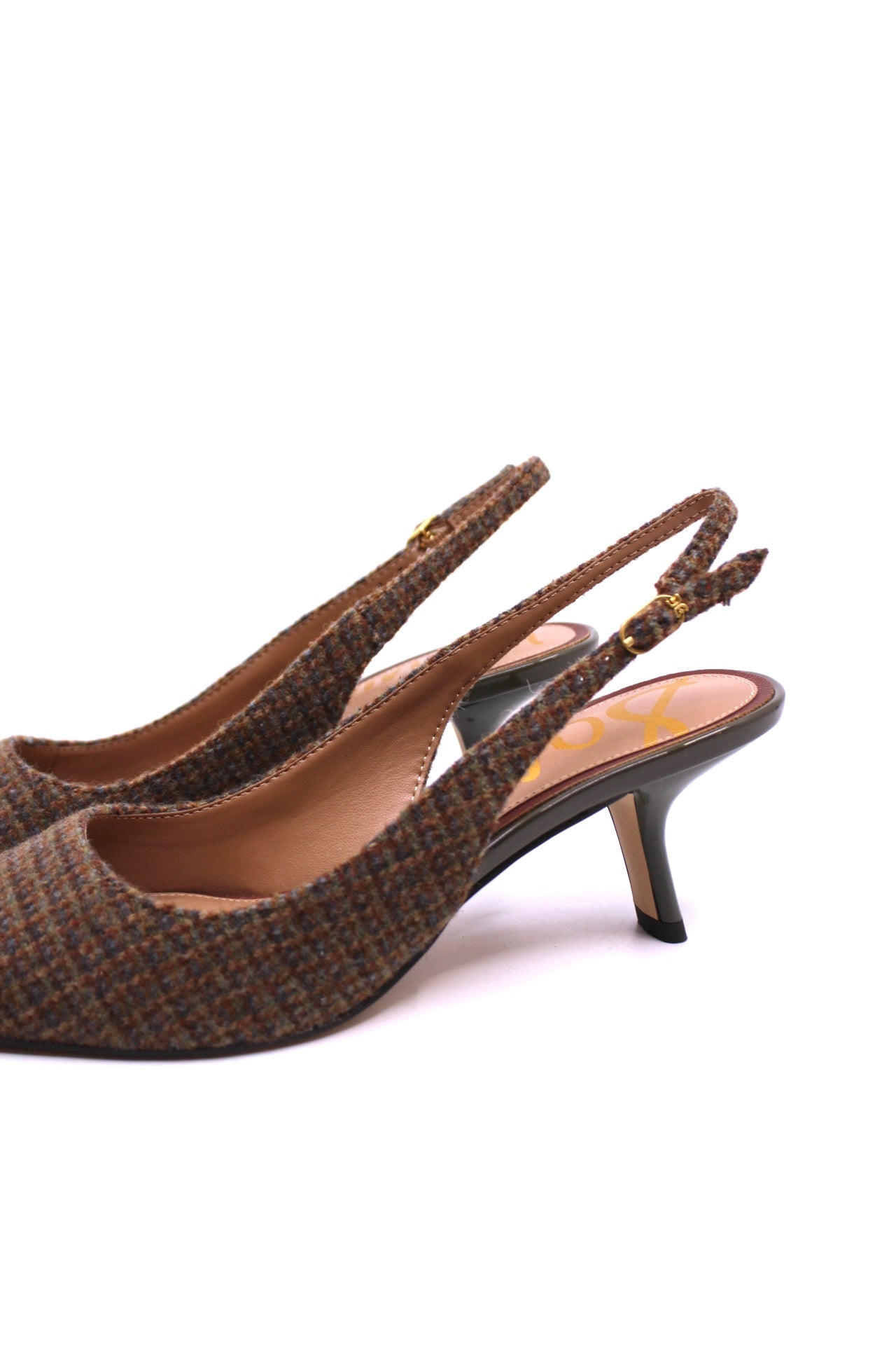 Sam Edelman Bianka Slingback Brown Multi by Dear Lucy