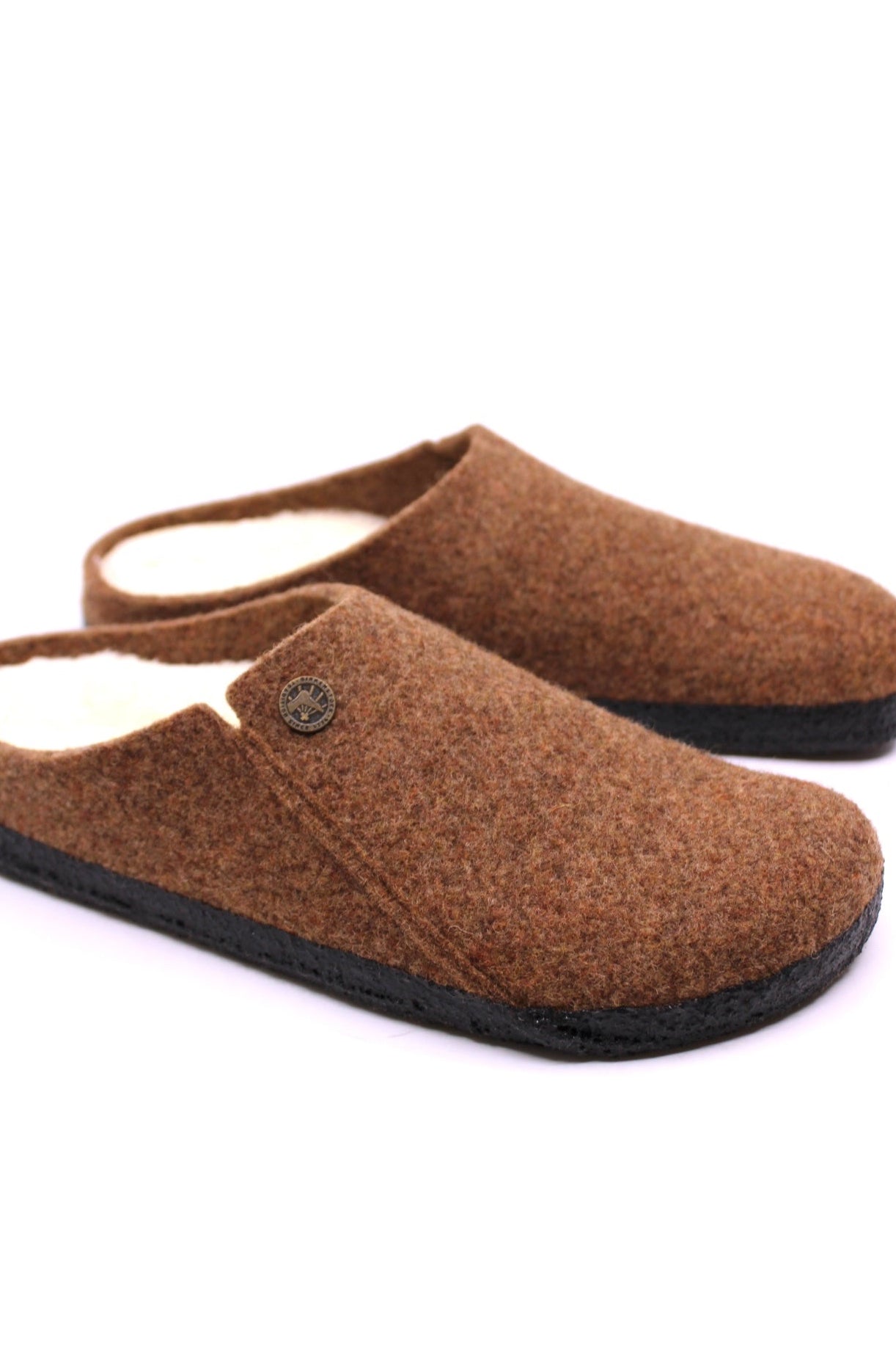 Birkenstock Zermatt Shearling Toffee/Natural Narrow