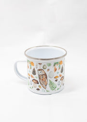 Owls + Woodlands Enamel Camp Mug