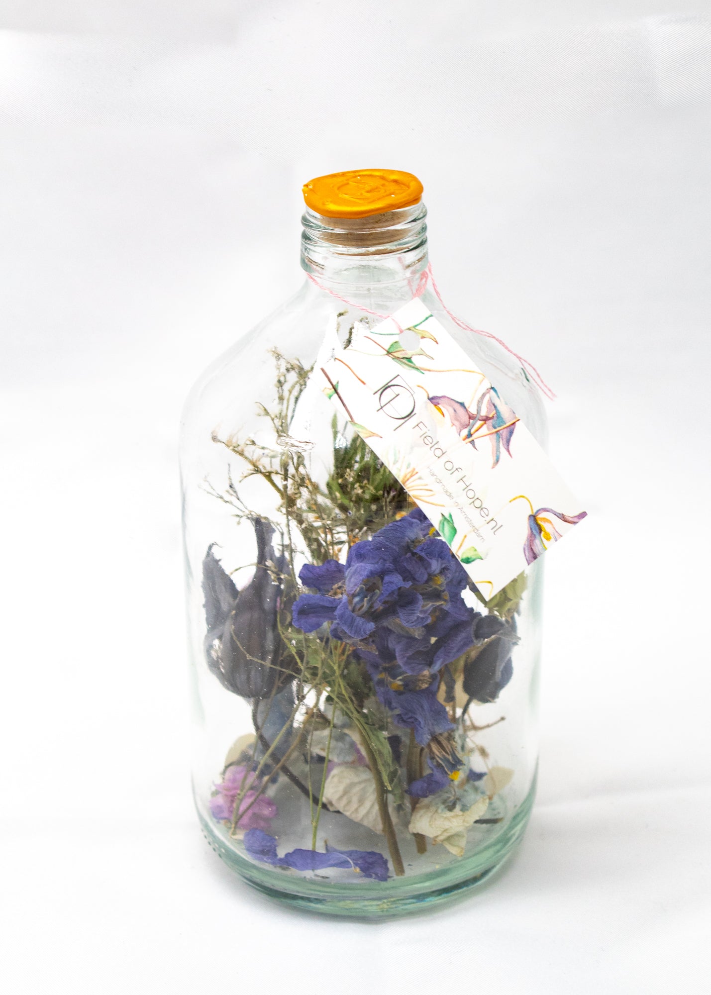Dried Florals in Glass