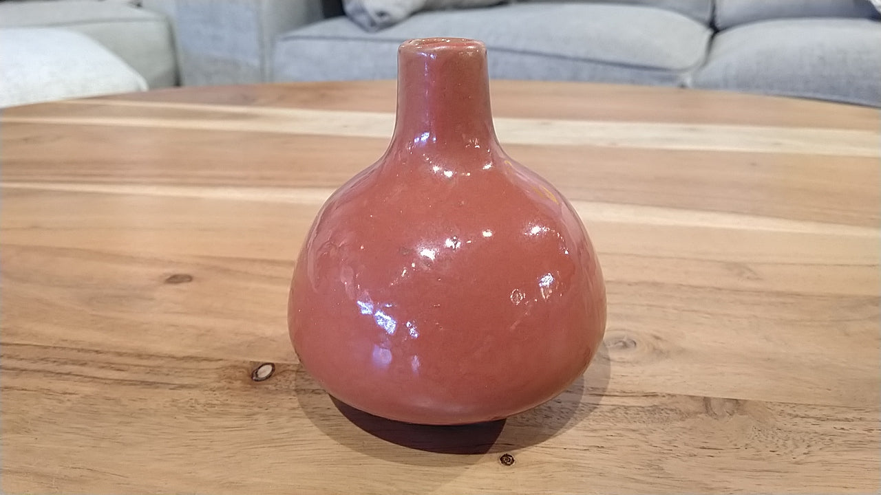 Vase Stoneware Persimmon Small by Homeportonline