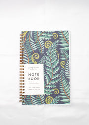 Blue Ferns Lined Notebook