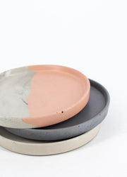 SALE! 6" Concrete Saucers (3 Colors Available)