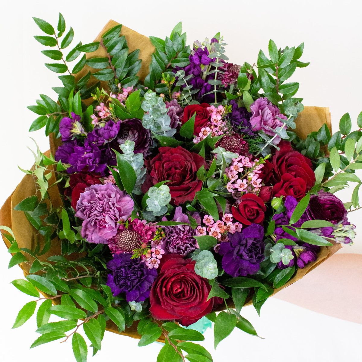 Moody and Romantic Wrapped Bouquet - Designer's Choice