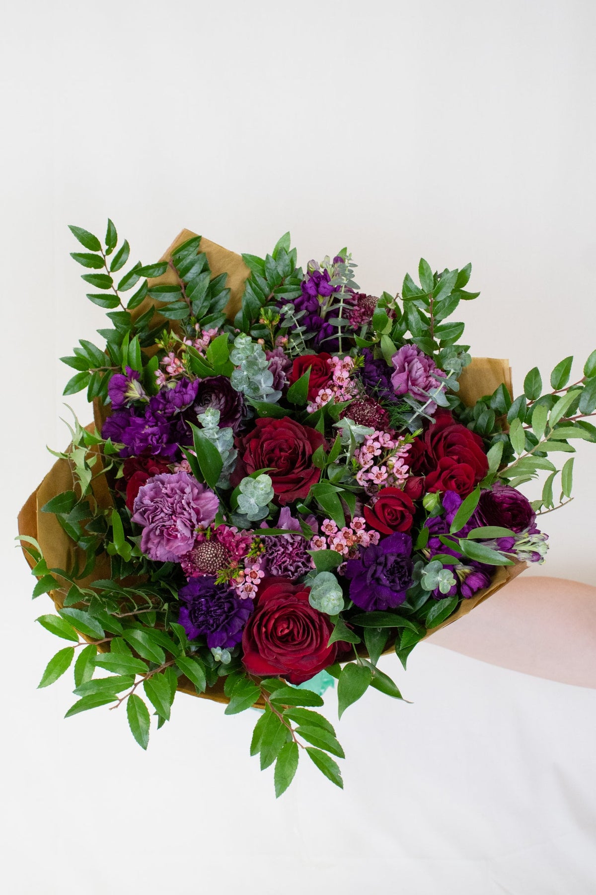 Moody and Romantic Wrapped Bouquet - Designer's Choice