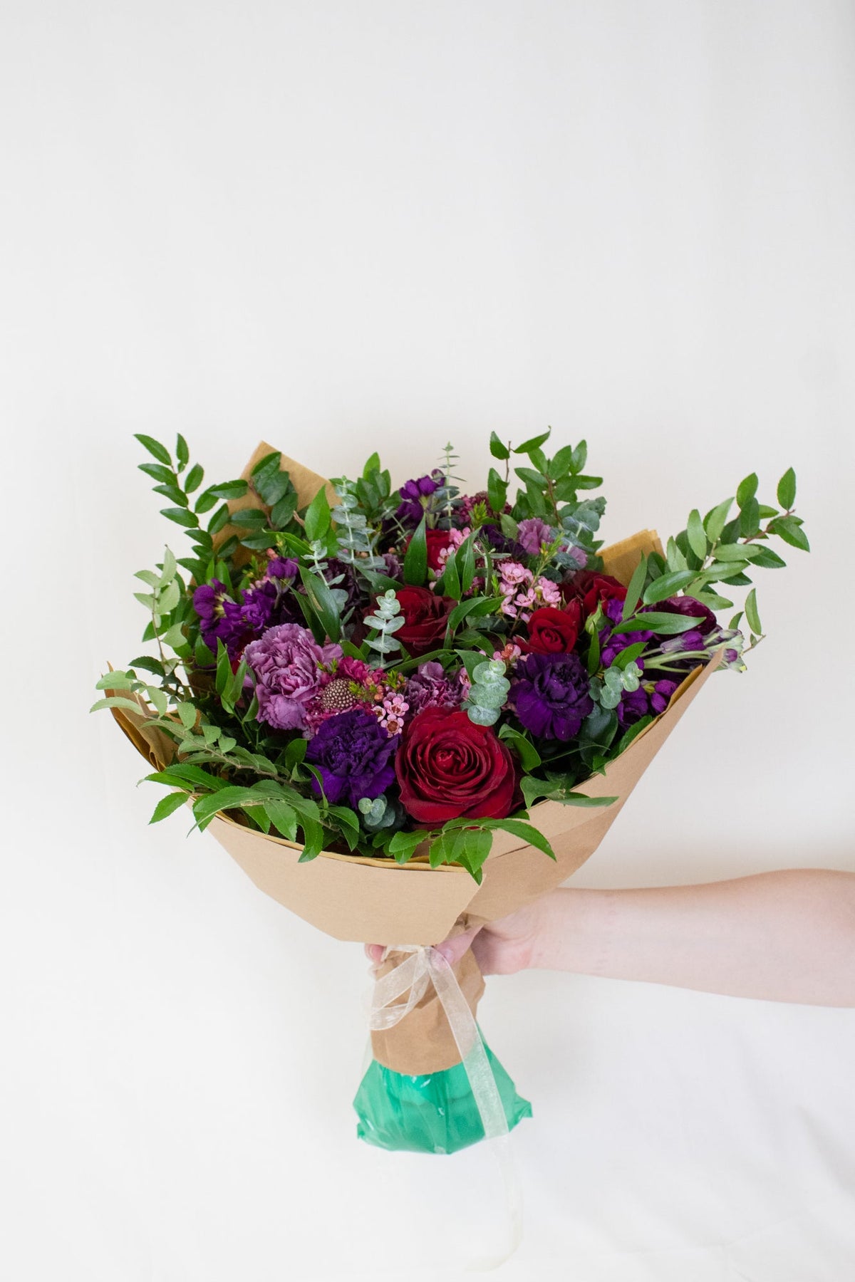 Moody and Romantic Wrapped Bouquet - Designer's Choice