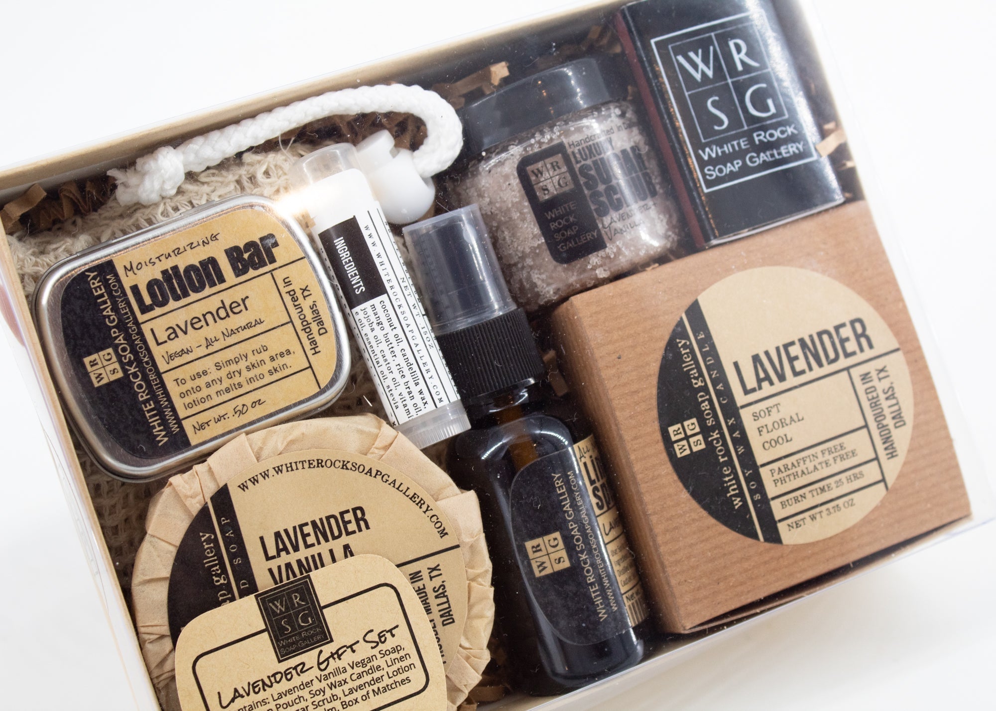 White Rock Soap Gallery Lavender Gift Set