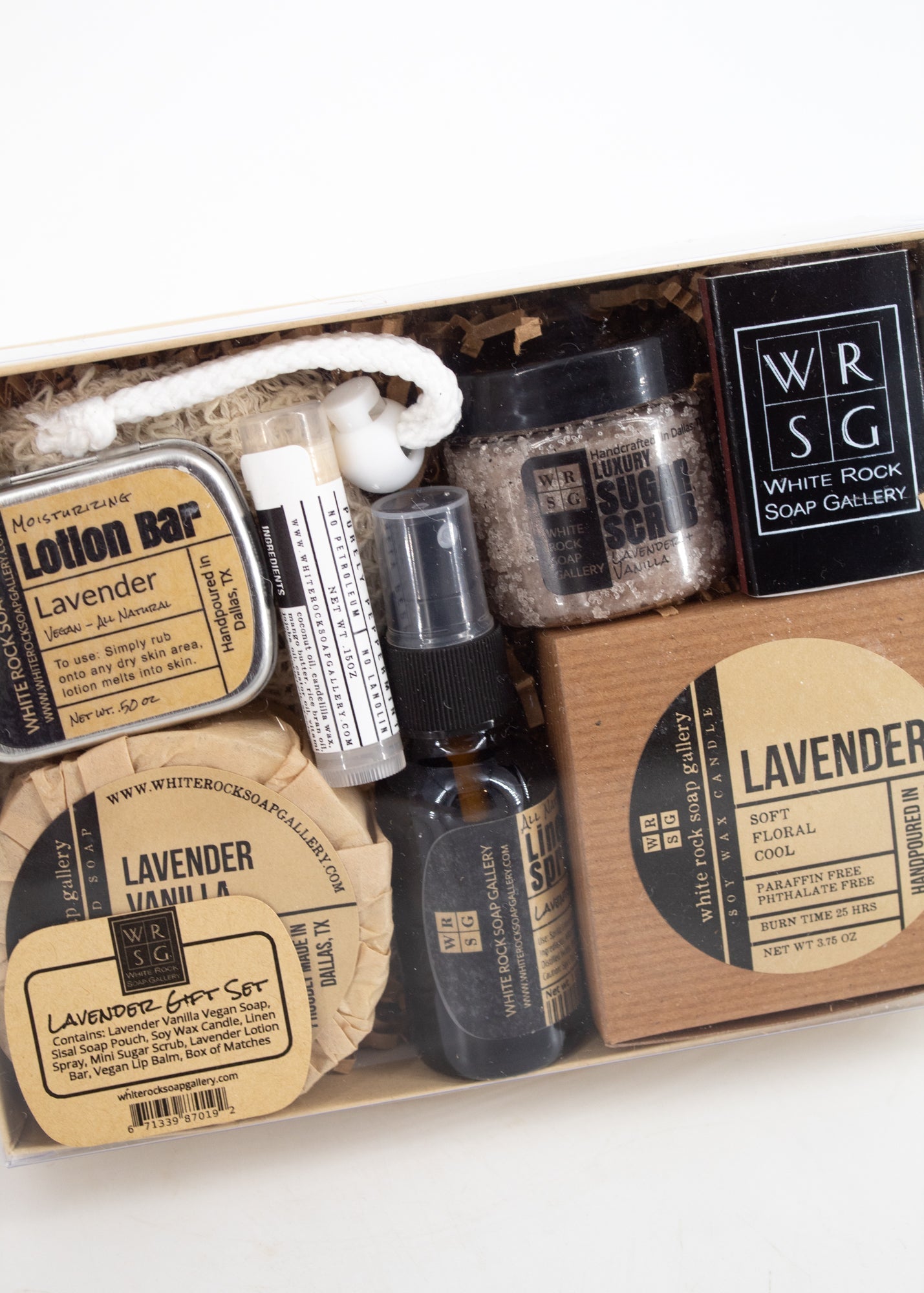 White Rock Soap Gallery Lavender Gift Set