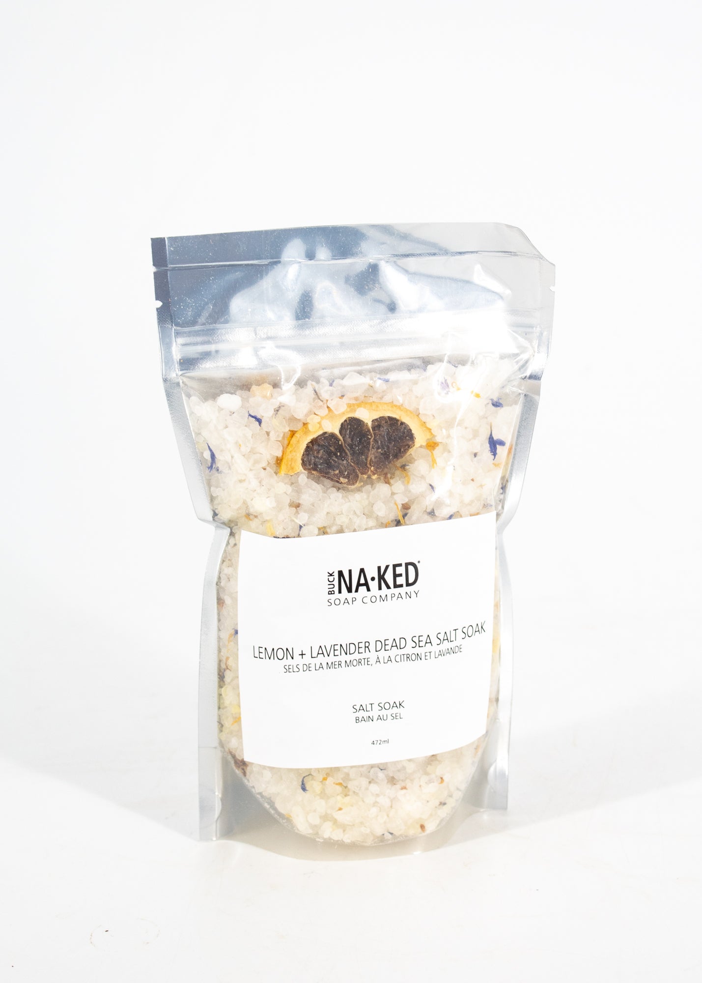 Lemon + Lavender Dead Sea Salt Soak by Wild Lark