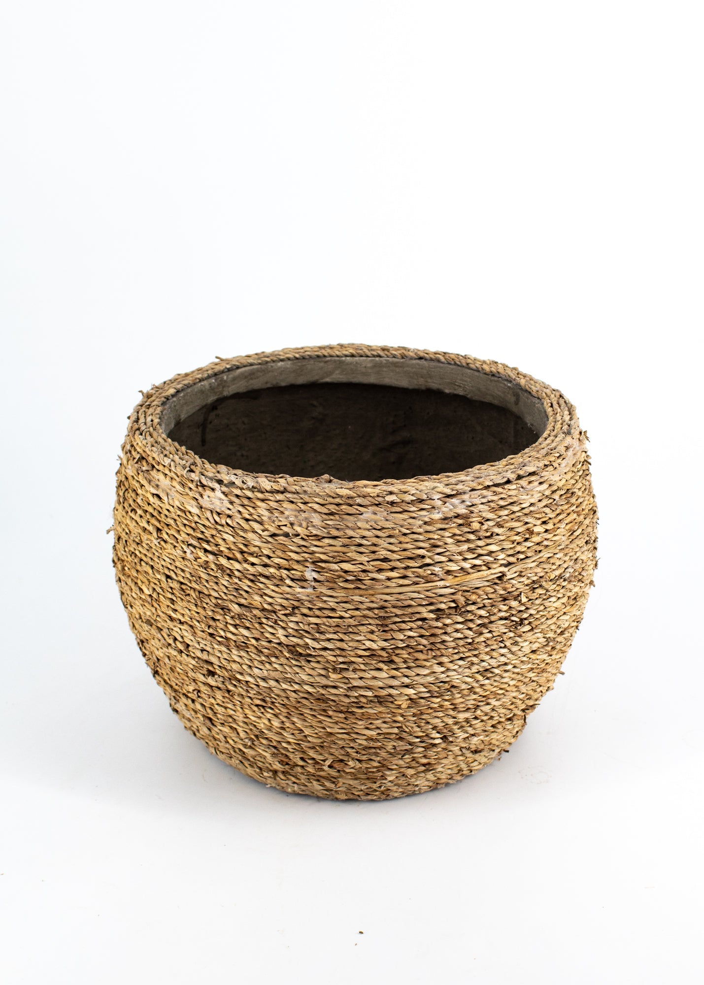Natural Reed Textured Planter by Wild Lark