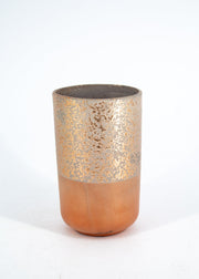 Terra Cotta + Gold Shimmer Vase by Wild Lark