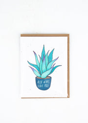 "Aloe Ways Love You" Plantable Seed Paper Card