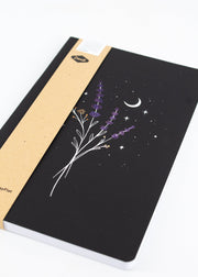 Lavender Moon Layflat Notebook by Wild Lark