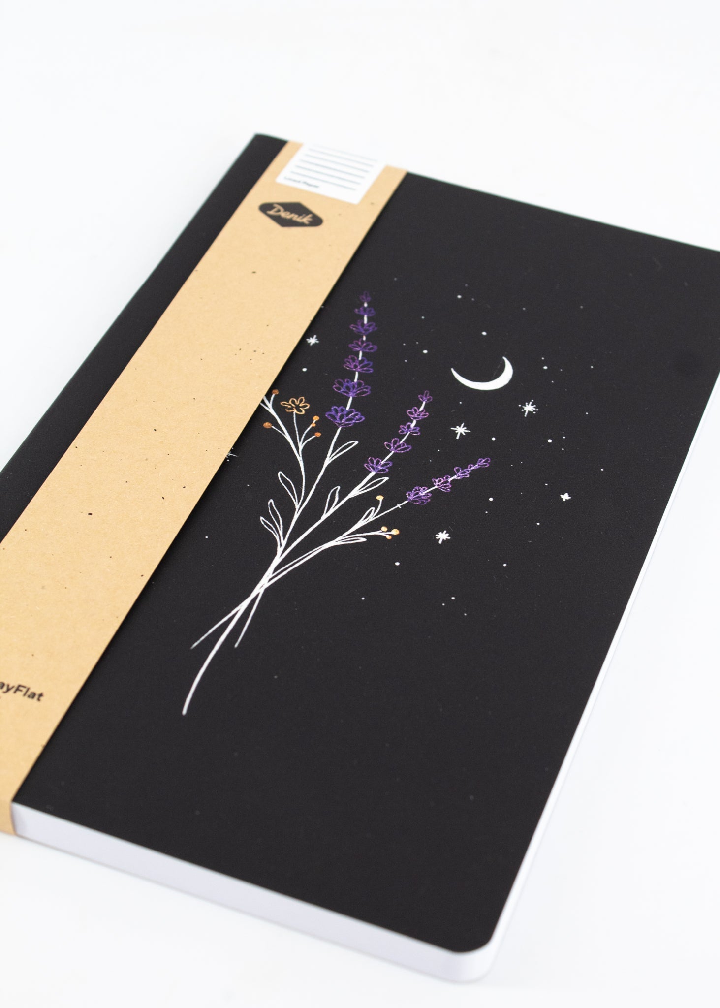Lavender Moon Layflat Notebook by Wild Lark