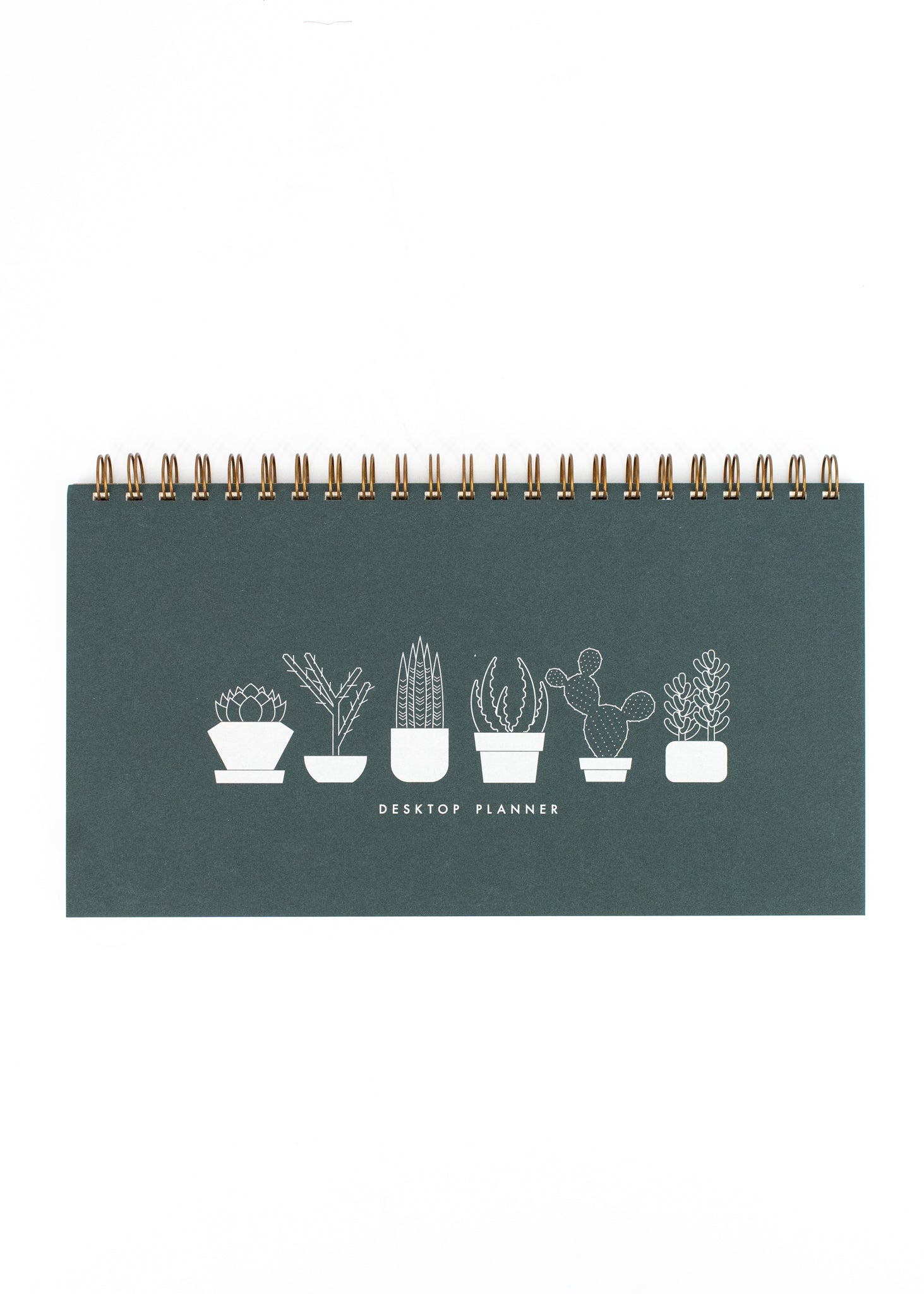 Forest Green Succulent Weekly Planner by Wild Lark