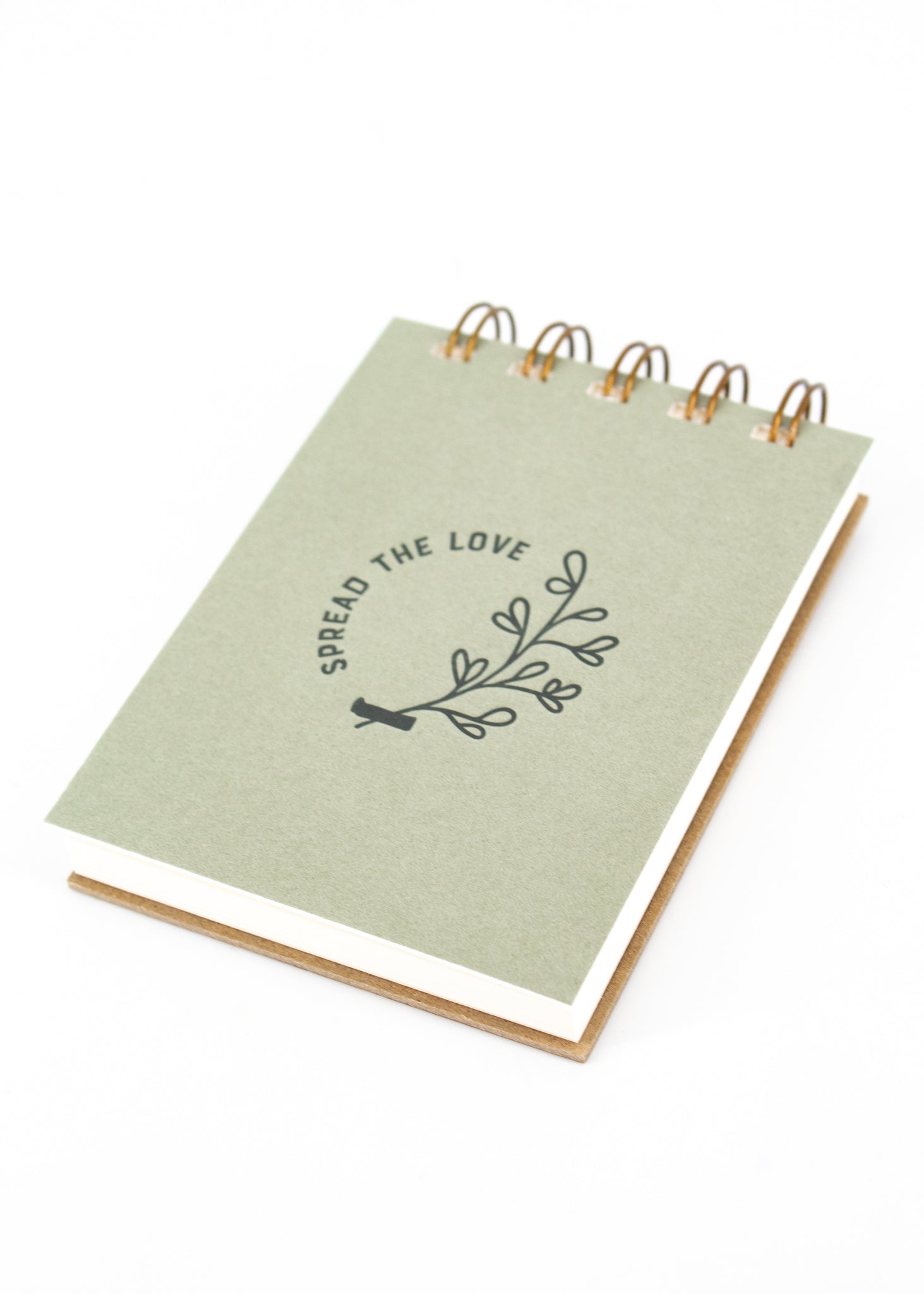 Sage Green "Share the Love" Mini Notepad