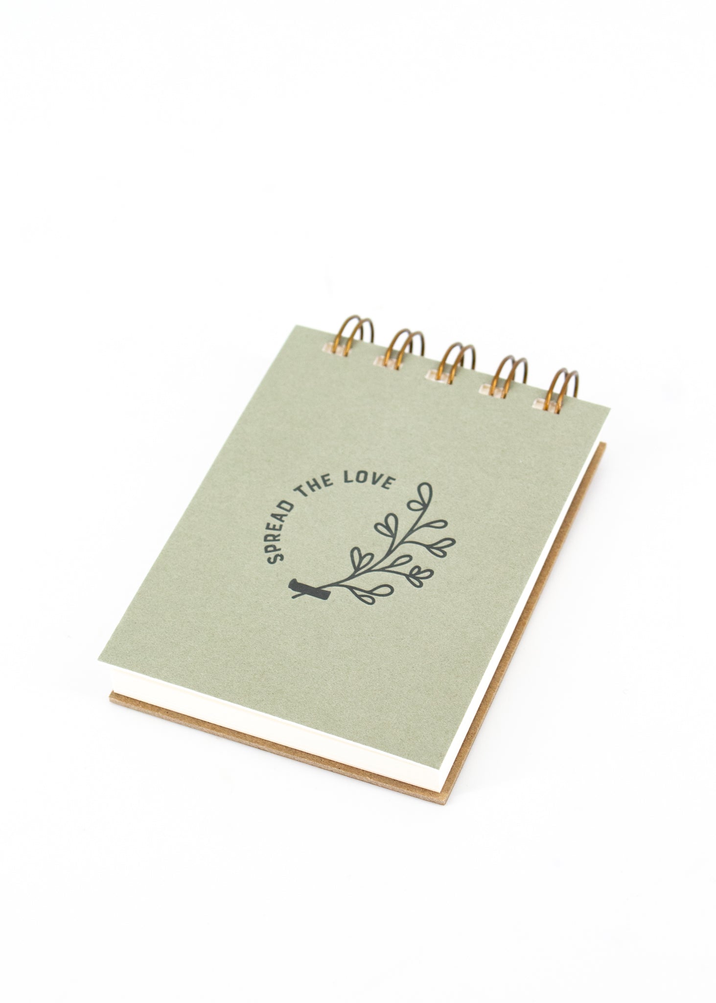 Sage Green "Share the Love" Mini Notepad