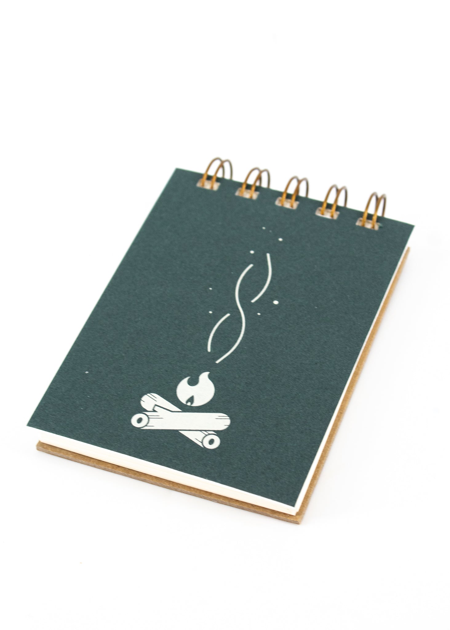 Forest Green Mini Campfire Notepad