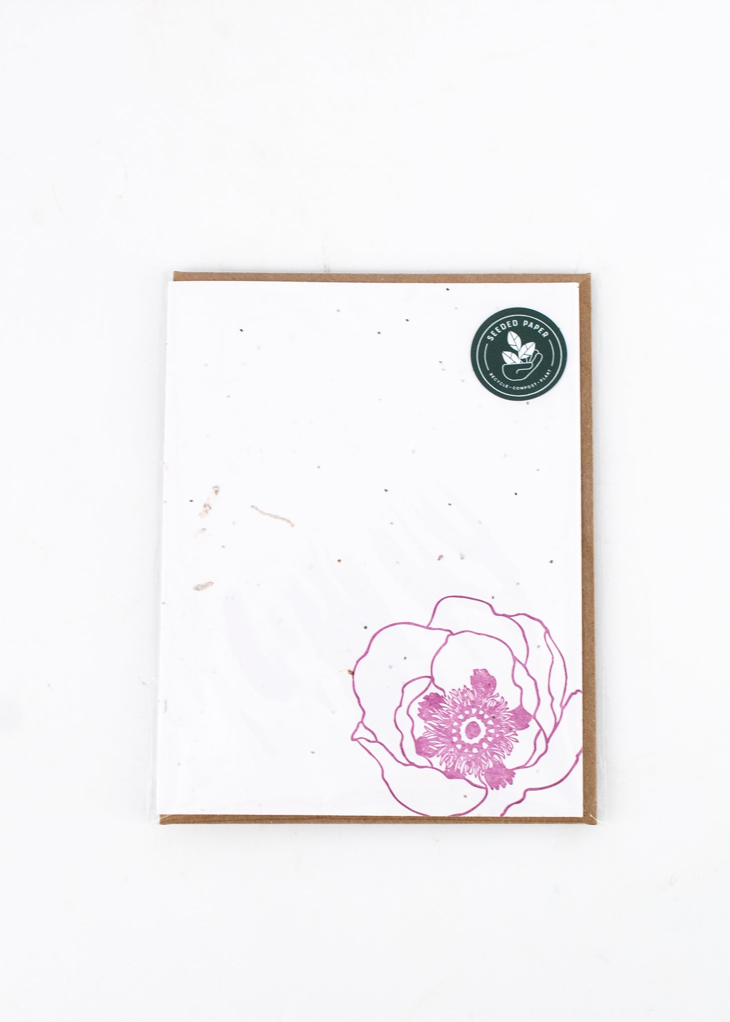 Poppy Wildflower Seed Plantable Card