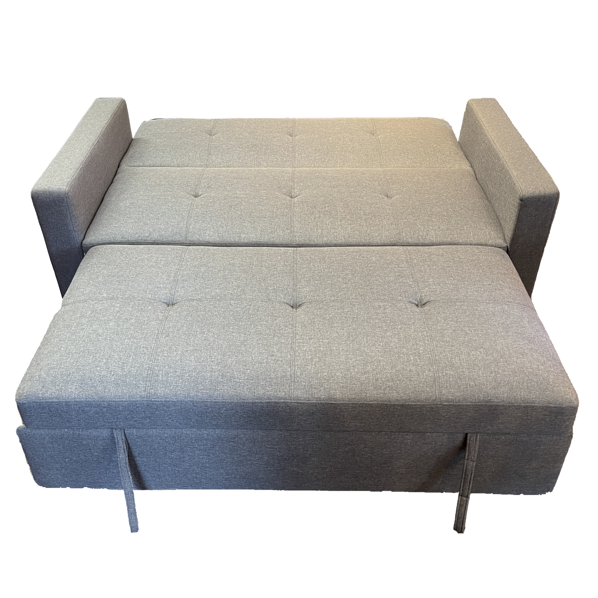 Steven Sleeper Loveseat Executive Grey (Pillows & Throw Sold Separately) by Homeportonline