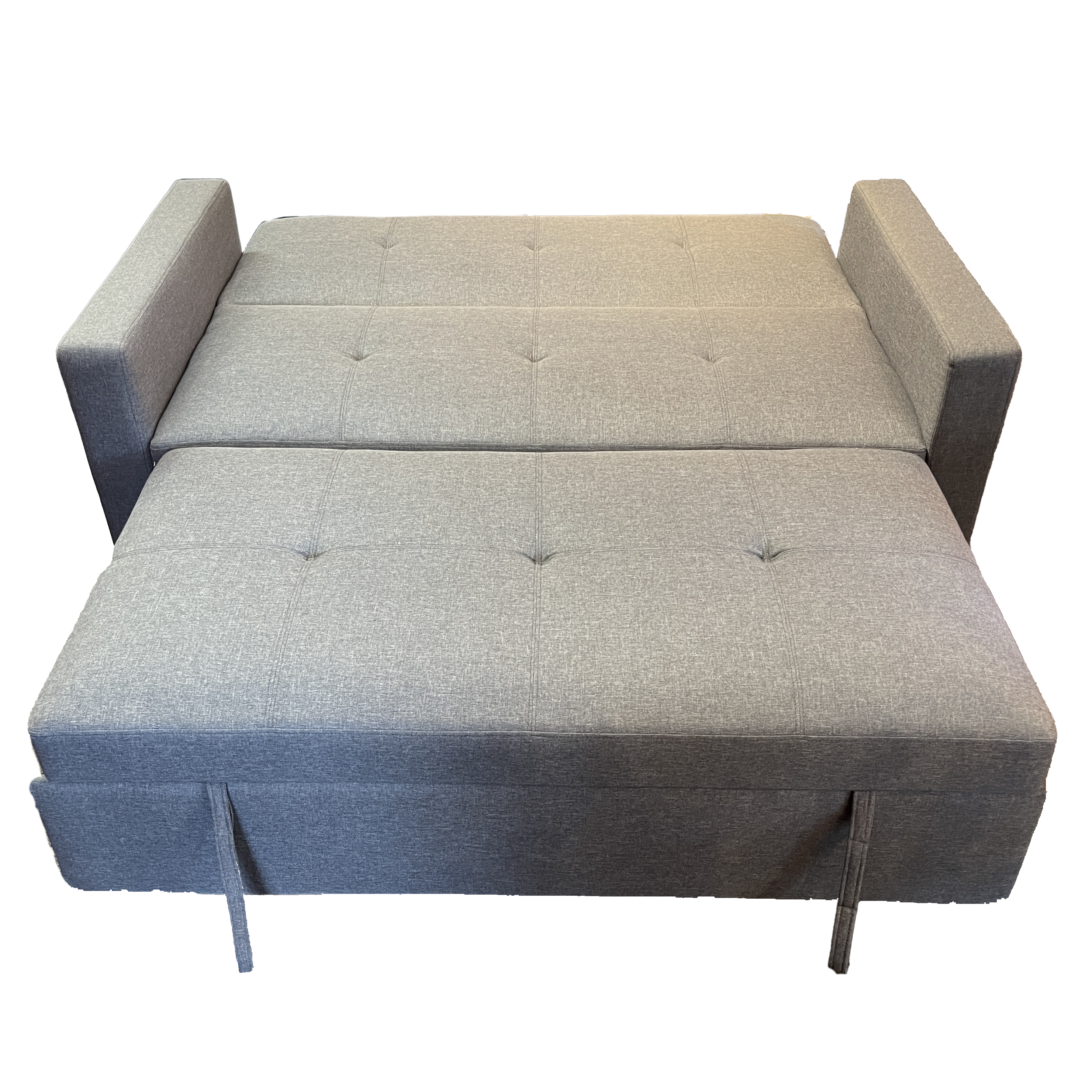 Steven Sleeper Loveseat Executive Grey (Pillows & Throw Sold Separately) by Homeportonline