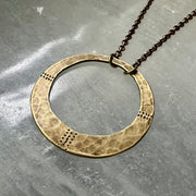 Brass Divine Necklace by jenkahnjewelry