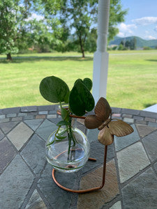 Standing Globe Vase