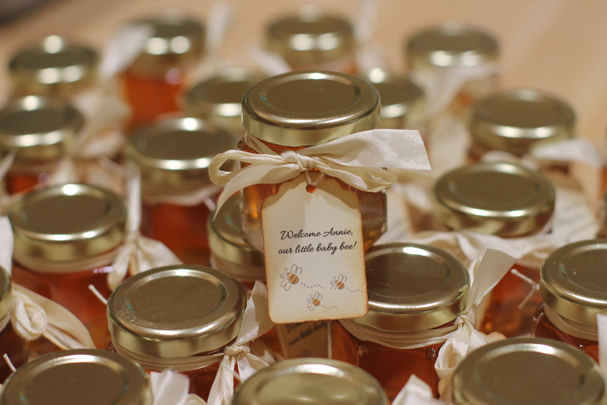 Mini Honey Favor- VT Honey-Vermont Honey Favor Gift by Belle Savon Vermont