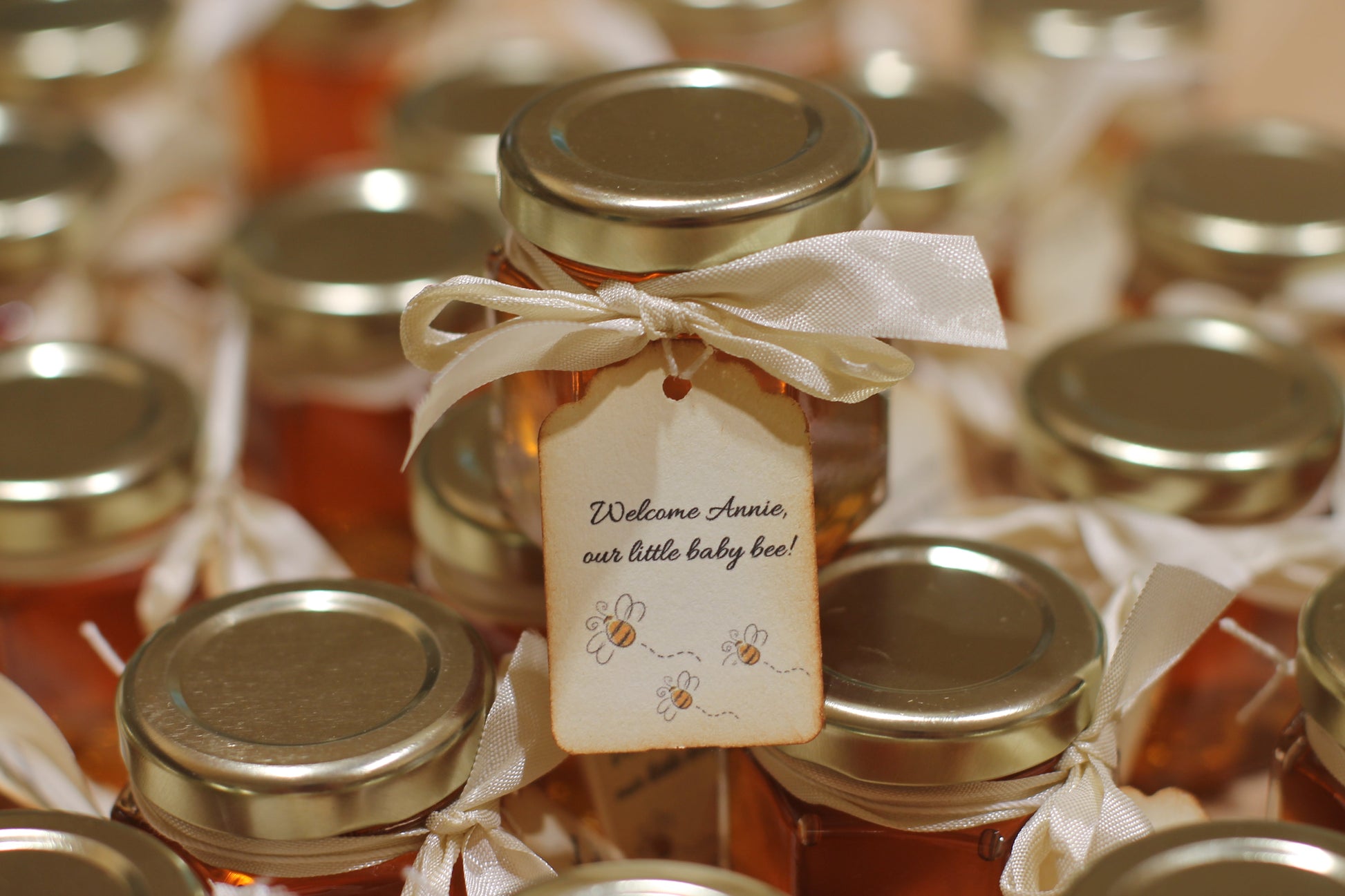 Mini Honey Favor- VT Honey-Vermont Honey Favor Gift by Belle Savon Vermont