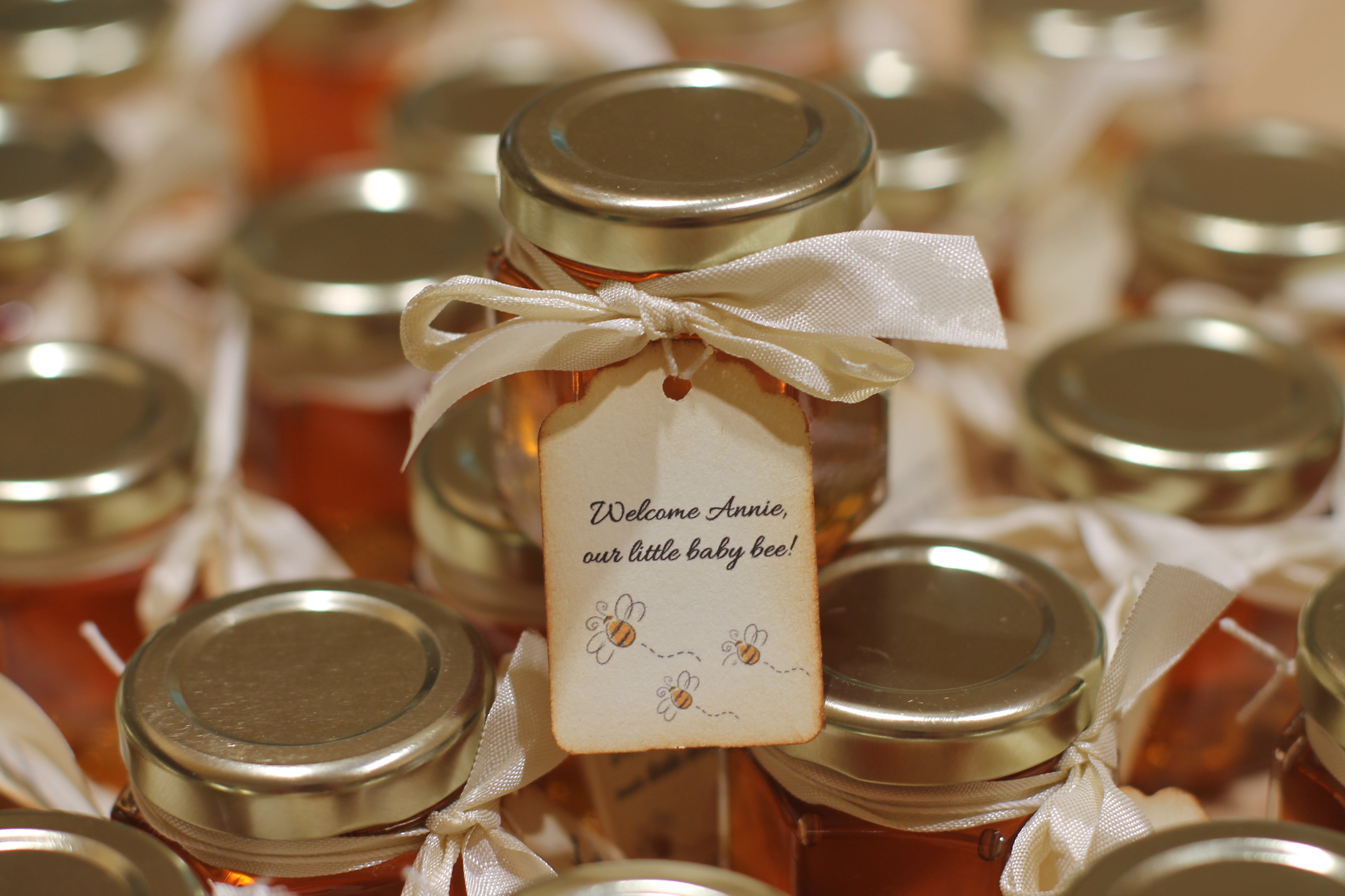 Mini Honey Favor- VT Honey-Vermont Honey Favor Gift by Belle Savon Vermont