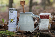 Vermont Gift Set, Vermont Pottery, Tea Time Set, Hygge Self care Set, Vermont Gift Basket, Tea and Pottery by Belle Savon Vermont