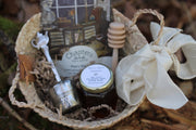 Tea Party Hostess Gift Set-Loose Leaf Tea, Teapot Tea Strainer, Organic Honey, Time Party by Belle Savon Vermont